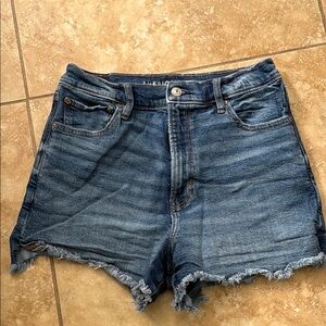 Distressed Denim Shorts
